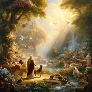 18. Und Gott der Herr sprach: Es ist nicht gut, dass der Mensch allein sei; ich will ihm eine Gehilfin machen, die ihm entspricht.