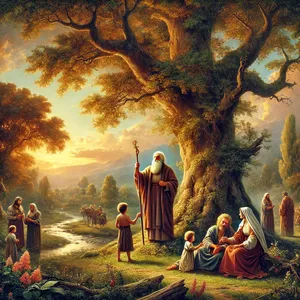 10. Nach der Geburt Kenans lebte Enosch noch 815 Jahre und zeugte Söhne und Töchter.