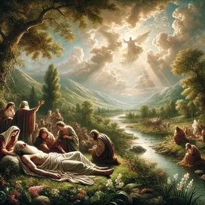 5. So betrug die gesamte Lebenszeit Adams 930 Jahre, und er starb.