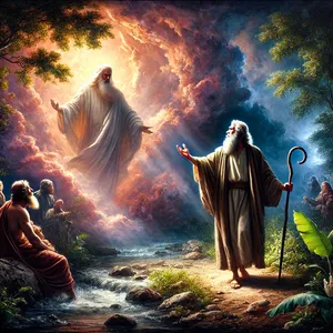 9. Dies ist die Geschichte von Noah. Noah war ein frommer Mann und ohne Tadel zu seinen Zeiten; er wandelte mit Gott.