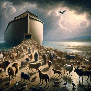 8. Von dem reinen Vieh und von dem unreinen, von den Vögeln und von allem Gewürm auf Erden