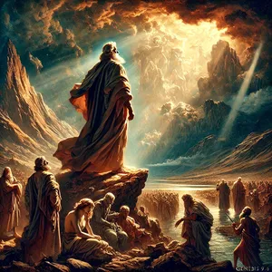 6. Wer Menschenblut vergießt, dessen Blut soll durch Menschen vergossen werden; denn im Bild Gottes hat er den Menschen gemacht.