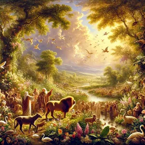 7. Ihr aber seid fruchtbar und mehret euch, wimmelt auf der Erde und mehret euch darauf.